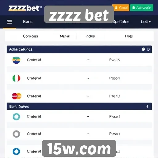 Opções de pagamento disponíveis no zzzz bet